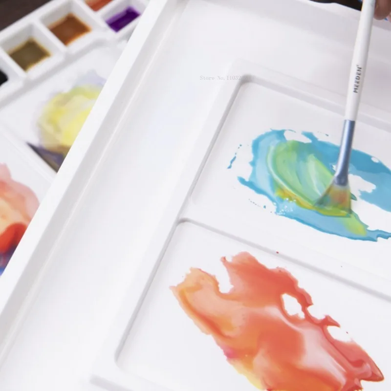 Scatola Tavolozza Pieghevole In Metallo Per Acquerello – Portatile Per Pittura Ad Olio E Acrilico
