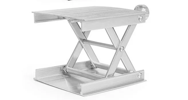 Woodworking Machinery Aluminum Router Lifter Adjustable Engraving Laboratory Lift Platform Experiment Plate Table Manual Stands woodworking tool woodworking bench woodworking workbench router insert plate router plate woodworking lift table portable workbench