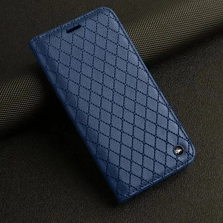 Leather Flip RFID Blocking Wallet Phone Case – Enhanced Protective Book Cover