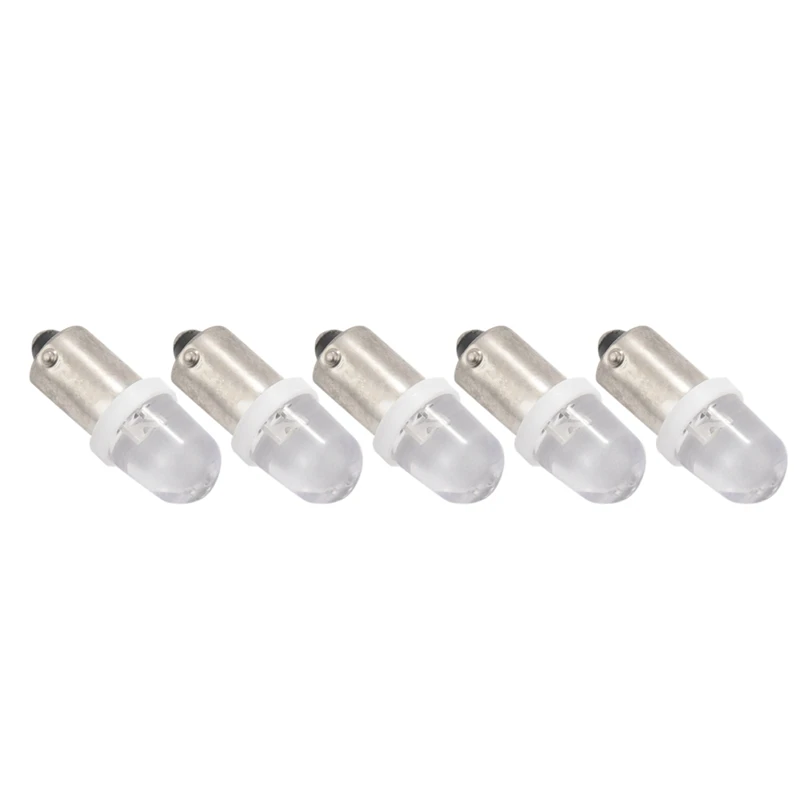 

100Pcs BA9S 1895 H6W 53 57 Bayonet LED Light Bulbs For Car Map Lamp 12V White