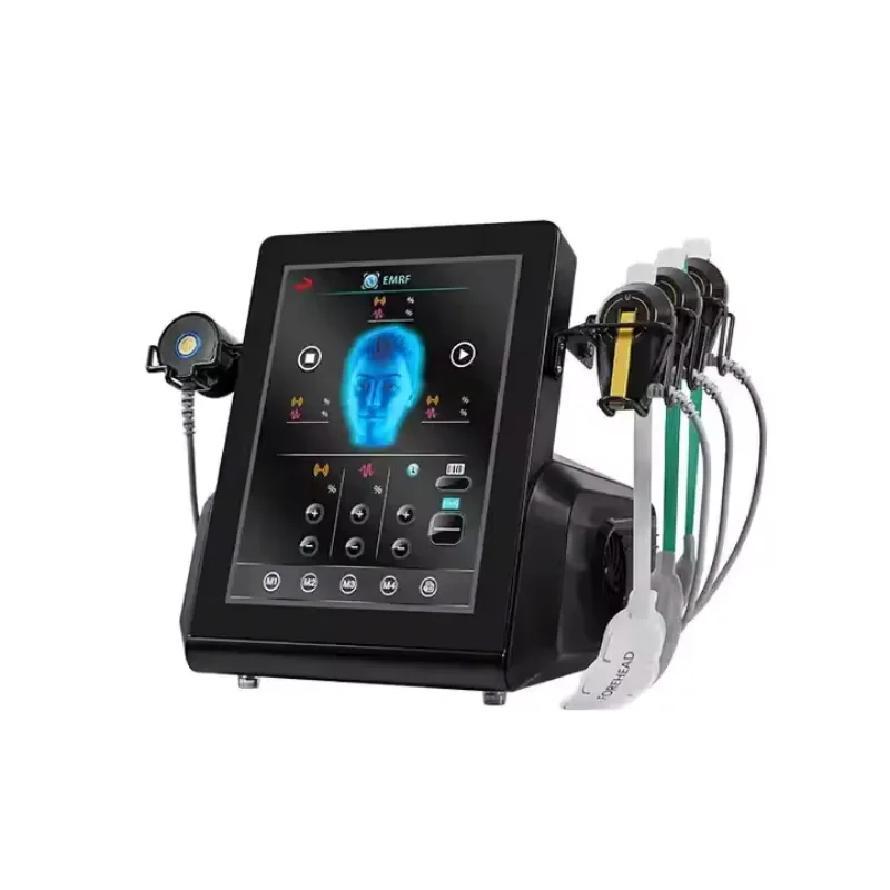 New Popular Ems Muscle Stimulator Electromagnetic Magnetic V Face Ems Skin Slim Face Massager Lifting Machine