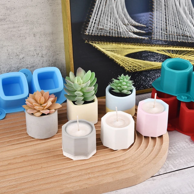 diy silicone round square cylinder mold