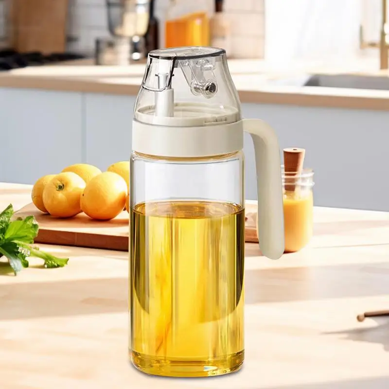 

Стеклянный диспенсер для масла, стеклянный кухонный диспенсер для масла, портативный бытовой масляный горшок, экономичный контейнер для масла для дома, ресторана