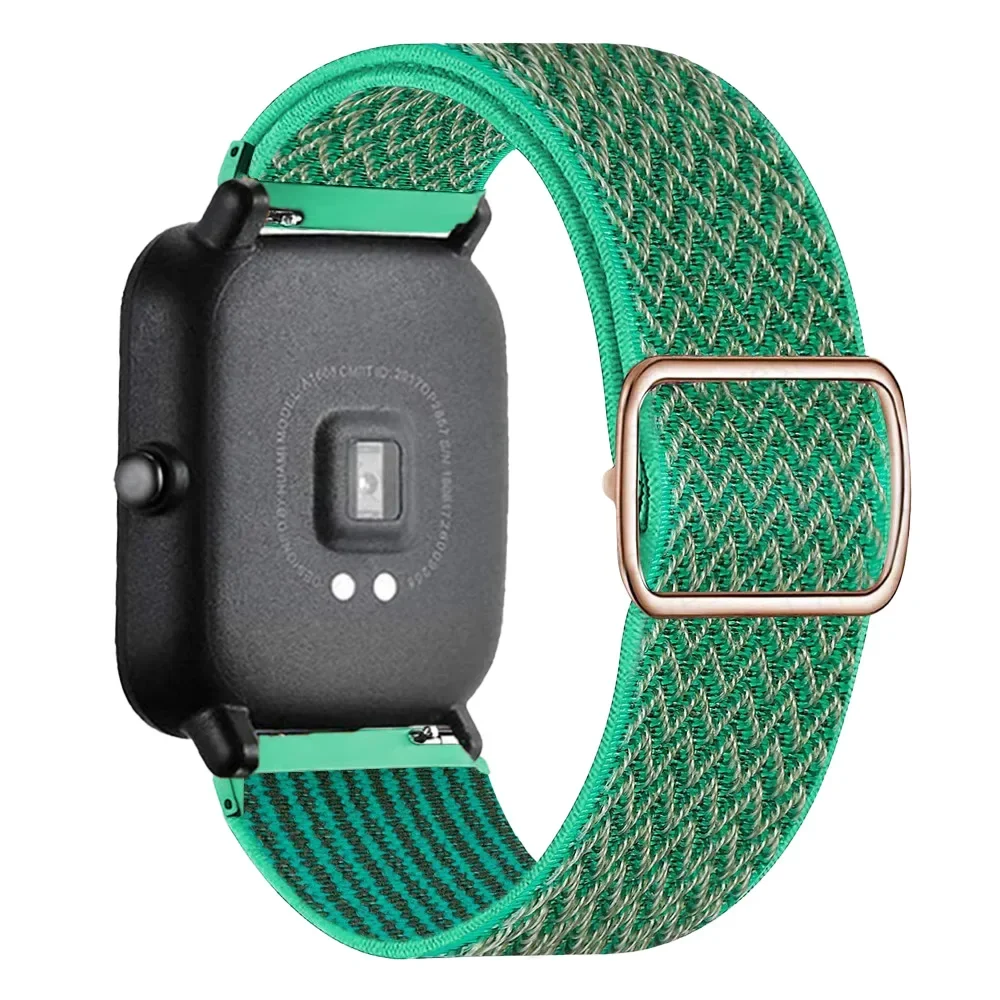 Elastic Nylon Braided Sports Watch Band Loop, Unisex,