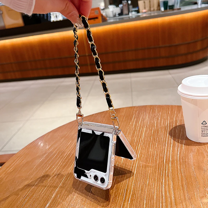 Carcasă transparentă cu cinci colțuri pentru Samsung Galaxy Z Flip 5 6 4 3 5G, silicon moale, pliabilă, pentru Samsung Z Flip6_voghion.com