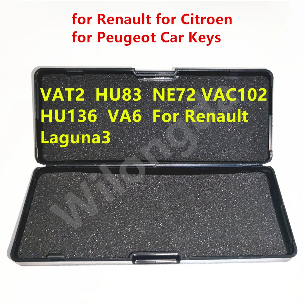 

LiShi 2 In 1 VA2T HU83 NE72 VAC102 HU136 VA6 for Renault Laguna3 Locksmith Tools for Renault for Citroen for Peugeot Car Keys