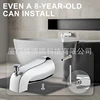 Multi-functional Pull Type Bathtub Faucet Zinc Alloy Durable Bathroom Tub Spout Inside Thread Bathtub Faucet Spout 2