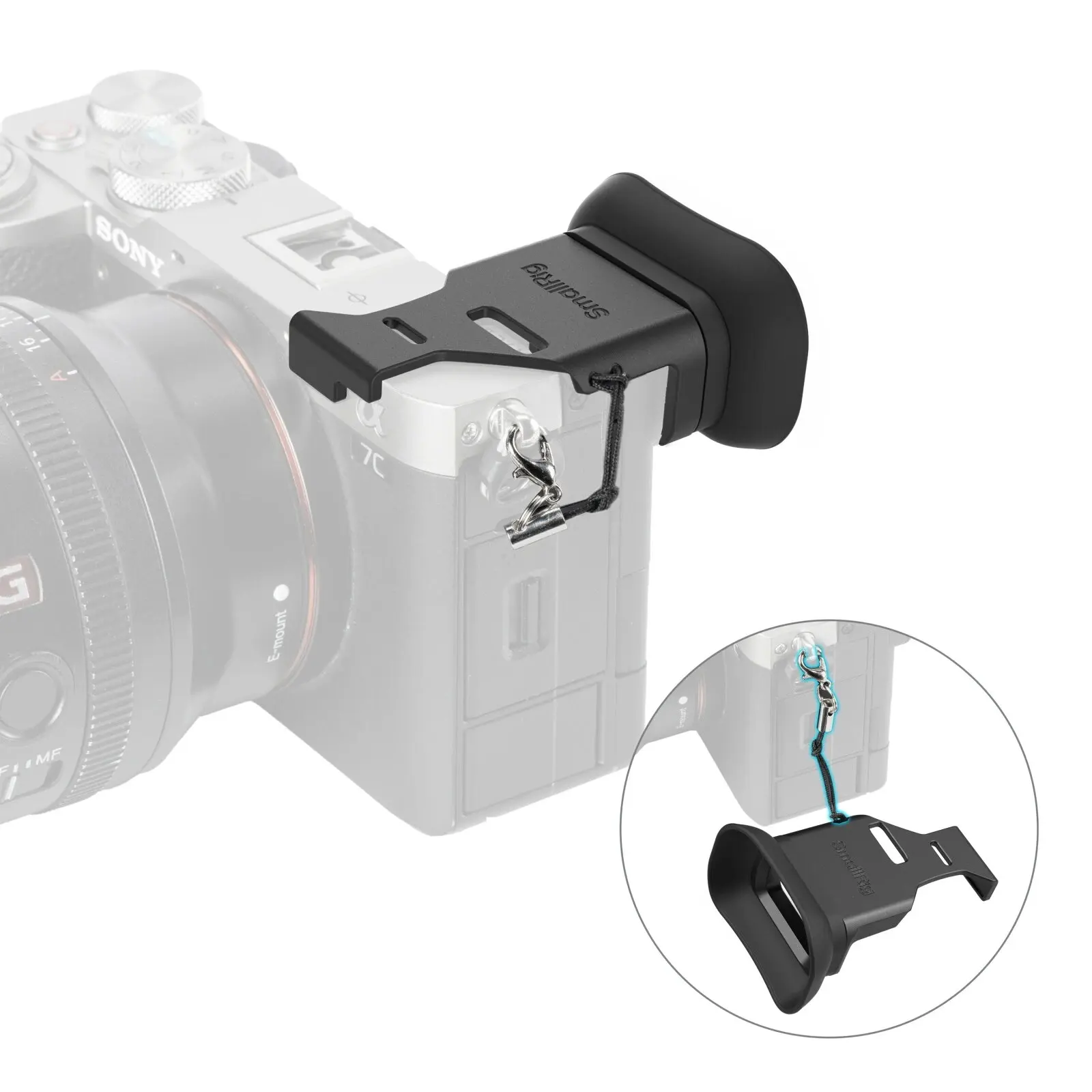 Smallrig Camera Cage Kit L-Shape Mount Viewfinder Eyecupfor Sony A7C2 A7CR Alpha