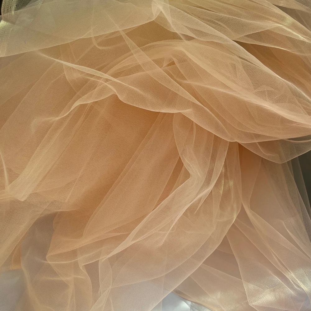 Elegant Burnt Orange Soft Tulle for Weddings & DIY Creations