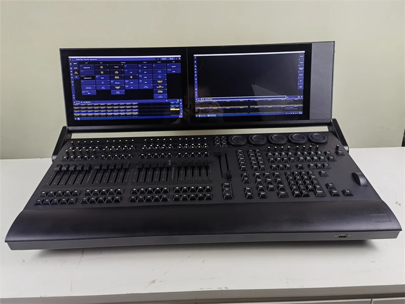 1 piece with flightcase Dual -screen MA3 onPC compact XT dmx console led stage l