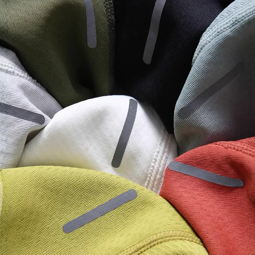 High End Sport Outdoor Casual Men's Long Sve T-irt Breathable Qui Dry Elastic Me Urban Faion Sle Spring Summer