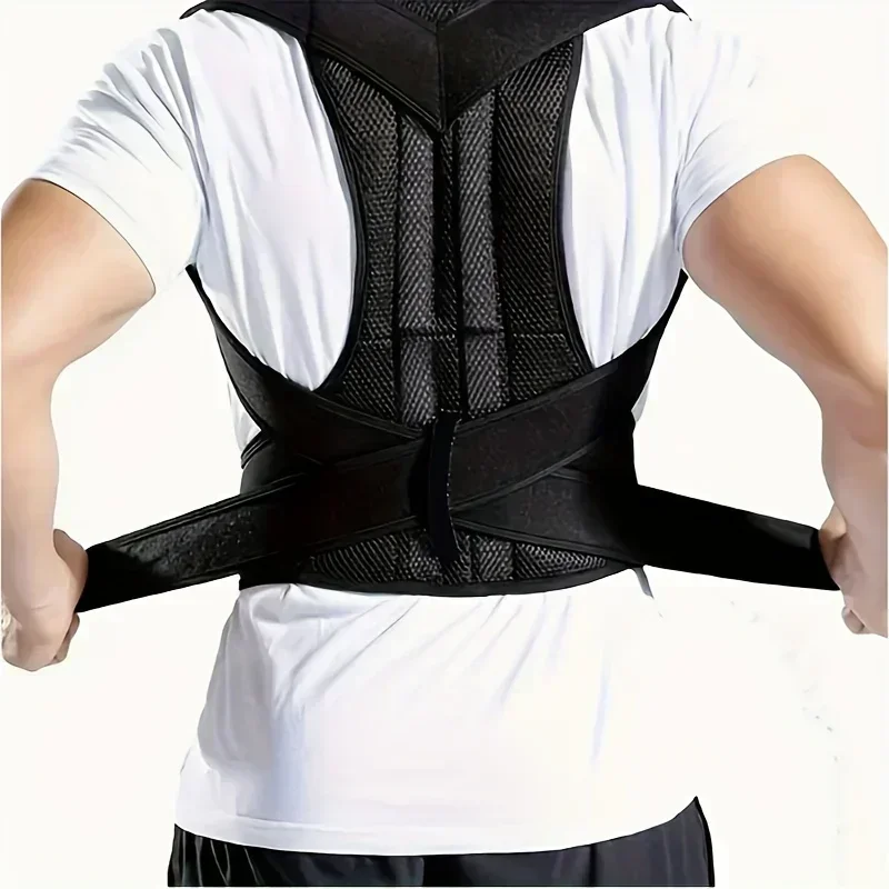 Back Support Posture Corrector Belt Adjustable Shoulder Clavicle Spine Support Belt Reshape Your Body Lumbar Brace Back Trainer
