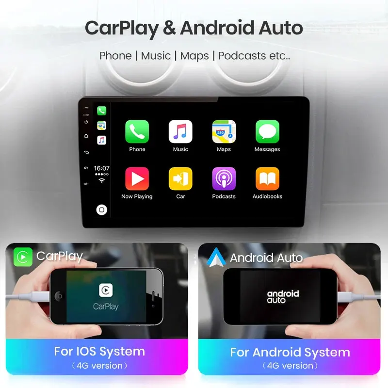 Car Audio Multimedia Player Carplay Android Auto Wireless 2 Din Android For Nissan xtrail t31 2007 2008 2009 2010-2013 Autoradio