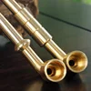 Brass Tobacco Pipe With Metal Filter Classic Smoking Pipe Gift for Men 3