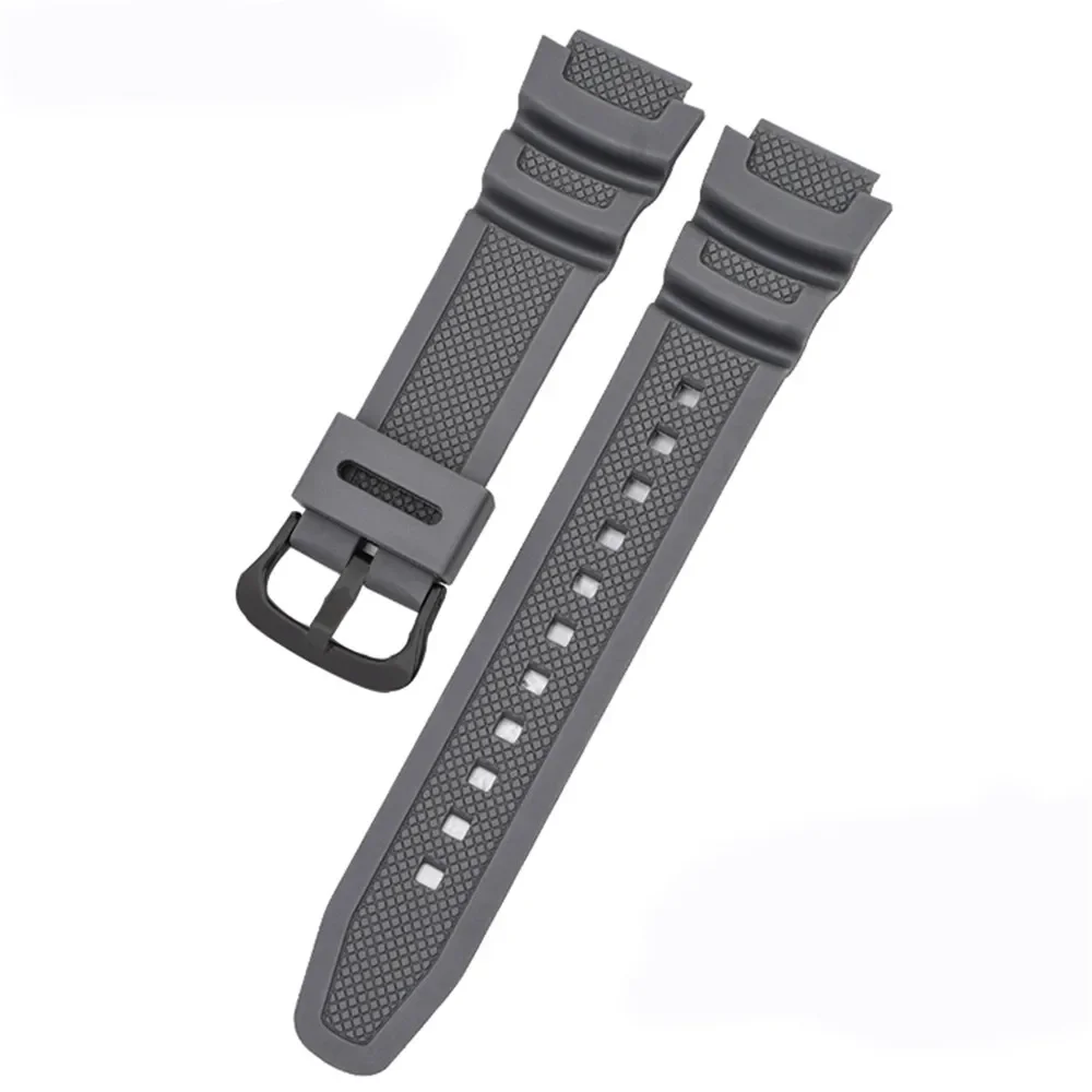 Durable Rubber Silicone Watch Strap Bracelet, 18mm