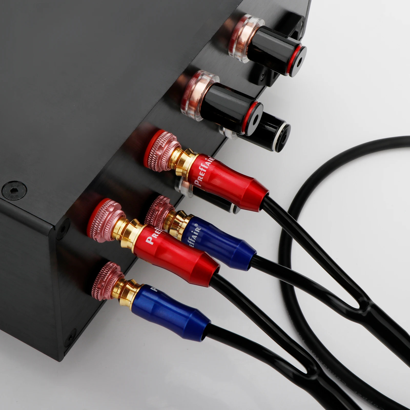 HiFi-geschirmter Aux-Eingang, 3,5/6,35 mm Ausgang, Splitter, Stereo-Audiokabel, 3,5 auf 4 Cinch-Stecker/Buchse, Dual-Lautsprecherkabel, 1 Eingang, 2 Ausgänge – Detail 11