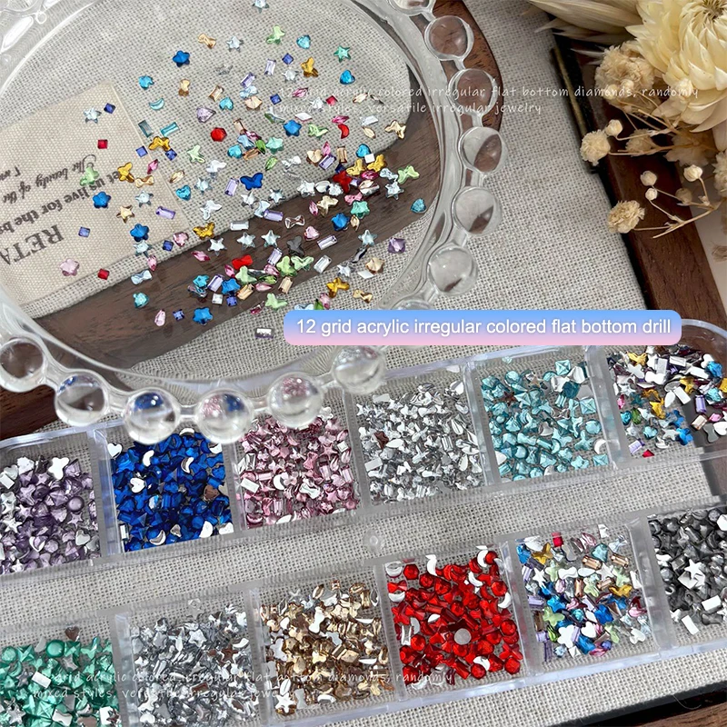 12Gitter Dental Kristall Mode Zähne Edelsteine Schönheit Diamant Zahn Schmuck Ornamente Schmetterling Zahn Edelsteine Zähne Schmuck Edelstein Dekor – Detail 18