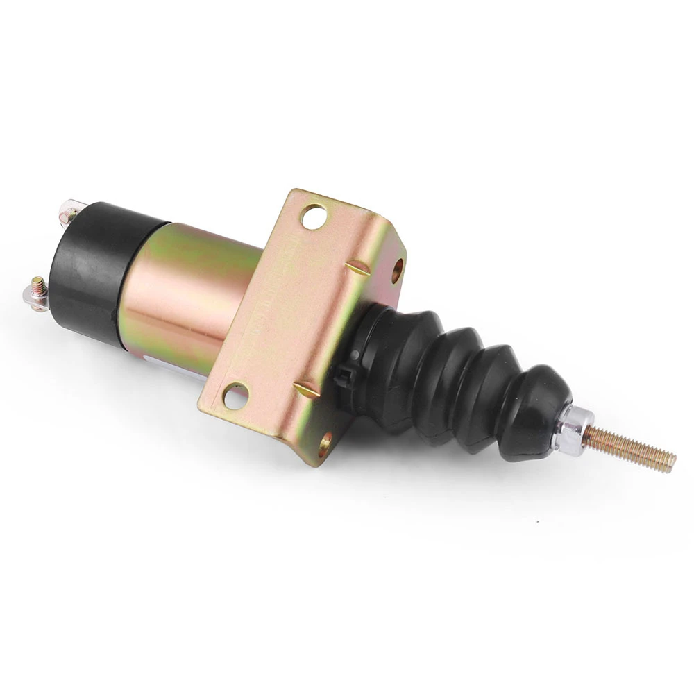 Car Stop Solenoid for Woodward 12V SA-5172-12 1502ES-12C3U1B2S1 with 3 Terminals