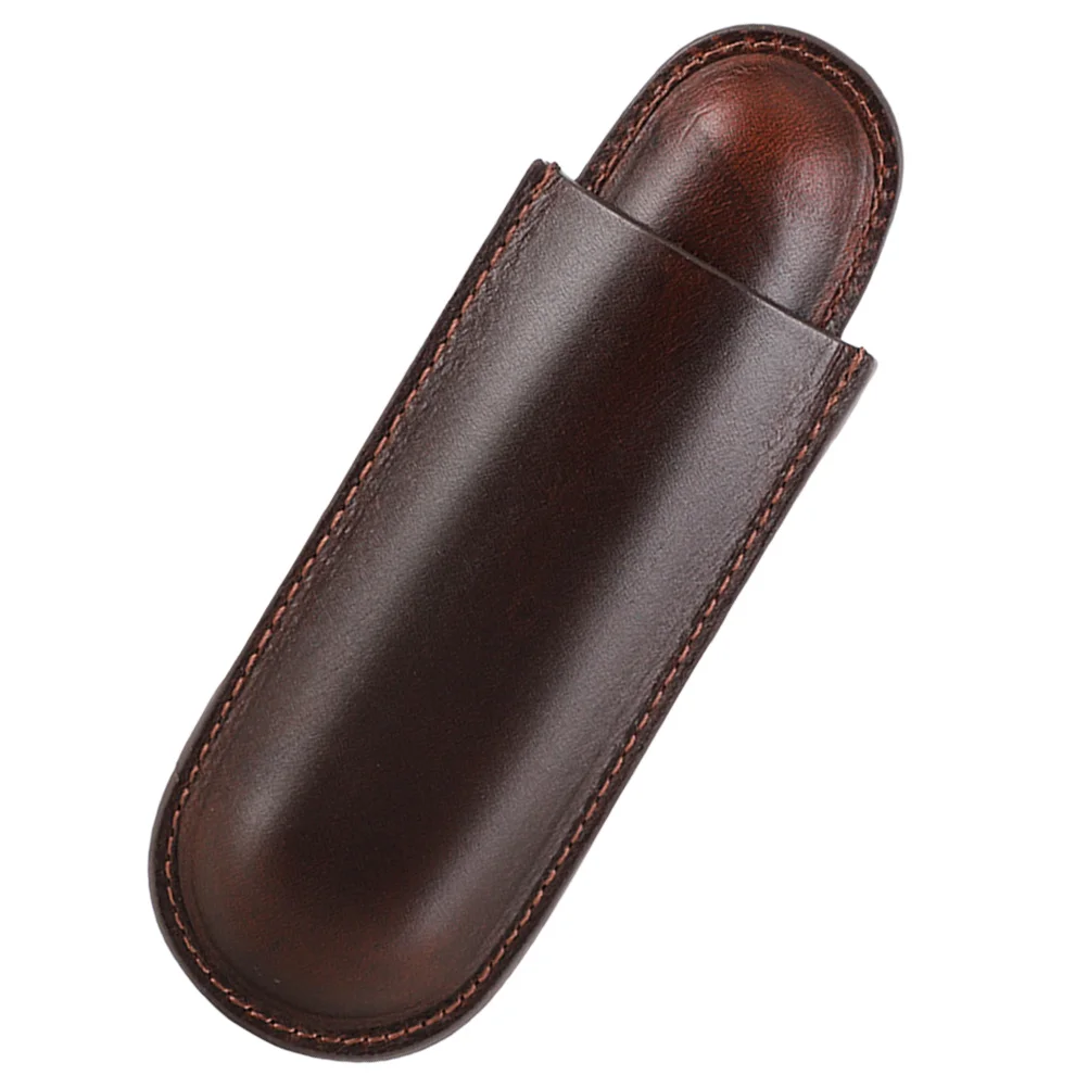 

Humidor Single Pack Creative Convenient Retro Case (Brown) Vintage Travel
