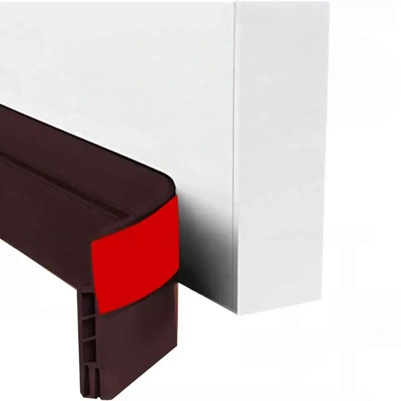 Rubber Door Draft Stopper Weather Stripping - Under Door Seal for Noise and Dust Blocking, Energy-Saving Home Improvement Solution