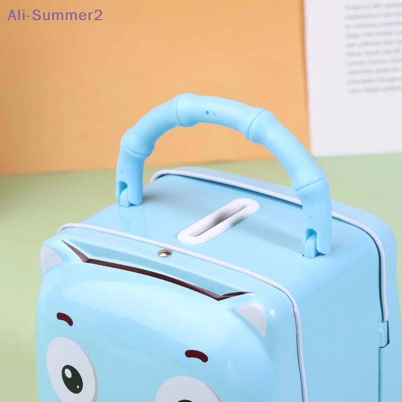 {Estate2} Scatola di risparmio a forma di maialino per bambini, piccola e con cartoni animati, ideale per la decorazione della casa._voghion.com