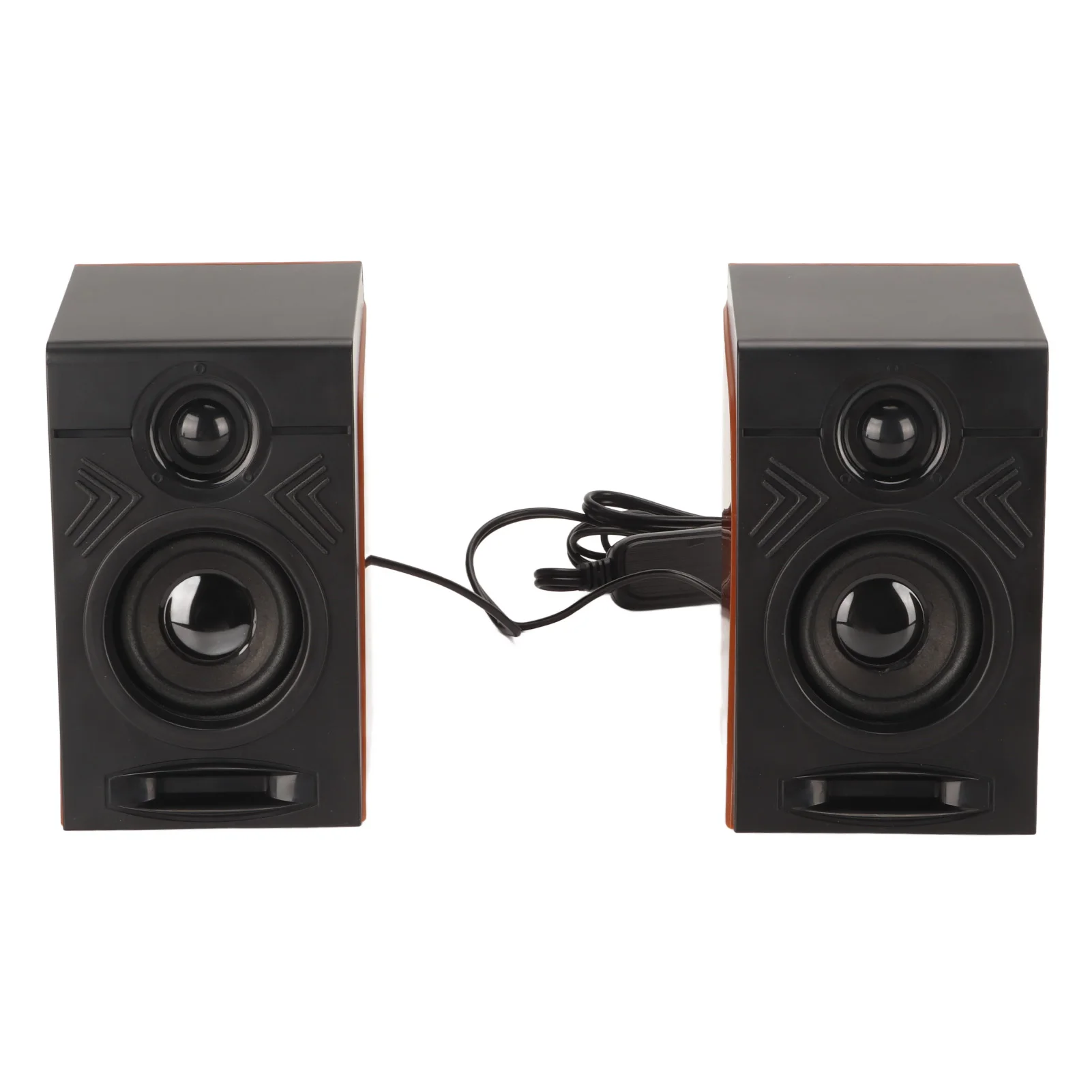 PC Speakers HiFi Deep Bass Adjustable Volume Plug and Play Desktop Speakers for TVs Computers Laptops Phones