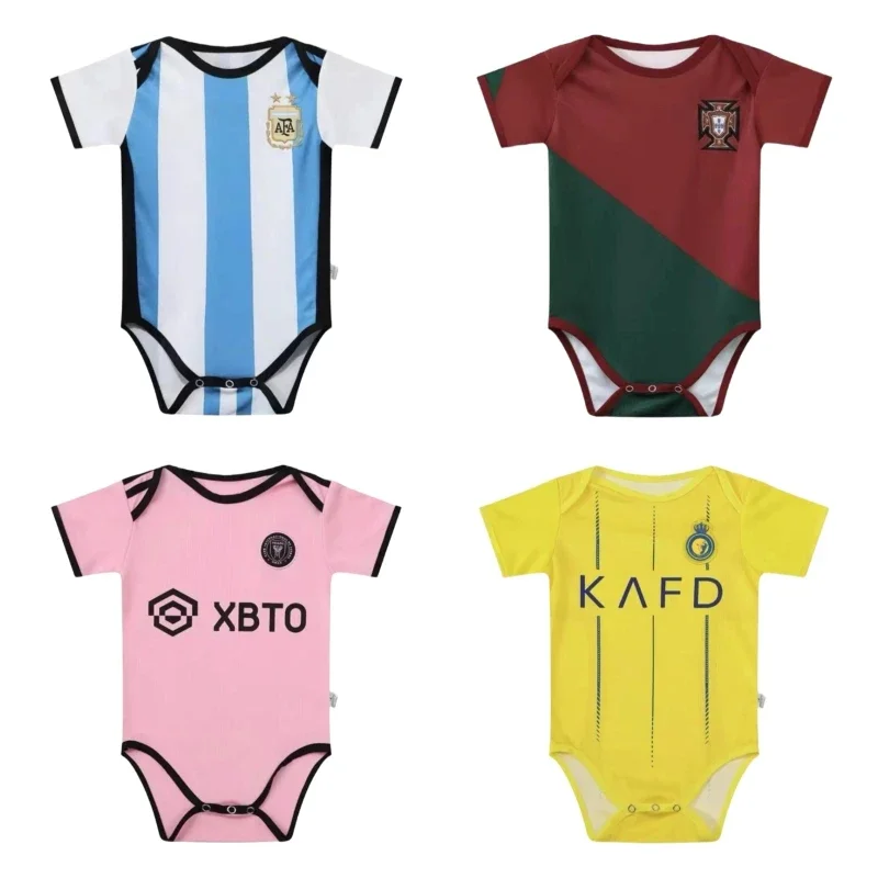 

Football Jersey Tracksuit Baby Bodysuit Unisex Shirt Newborn Onesie Boy Girl Undershirt Outfit Baby Rompe