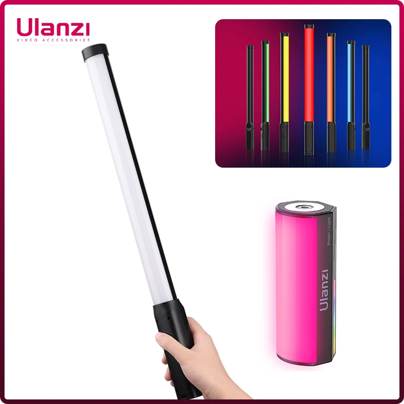 

Ulanzi i-Light VL119 RGB Handheld Light Wand LED RGB Stick 2500-9000K Photography Lighting Magnetic Tube Light for Video Vlog