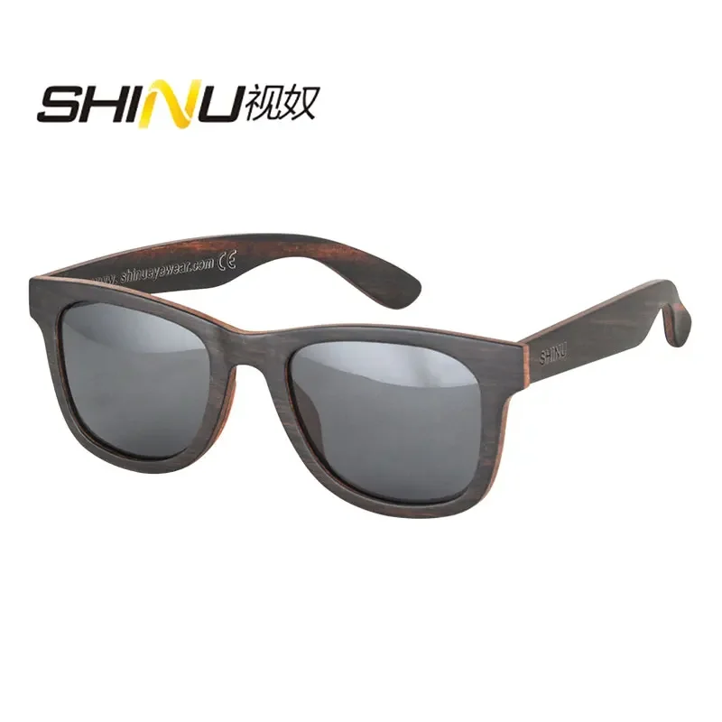 

SHINU Men's sunglasses polarized nature wooden sunglasses handmade nature wood women’s sunglasses DIY your design on the temples