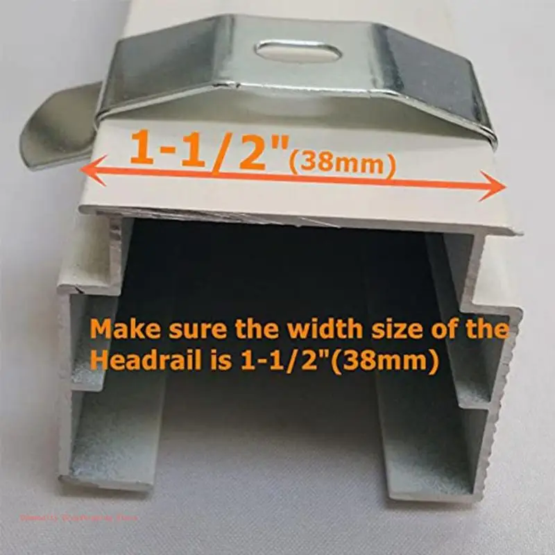 Vertical Blinds Mounting Bracket for Shutters Headrails Easy to Install Remove