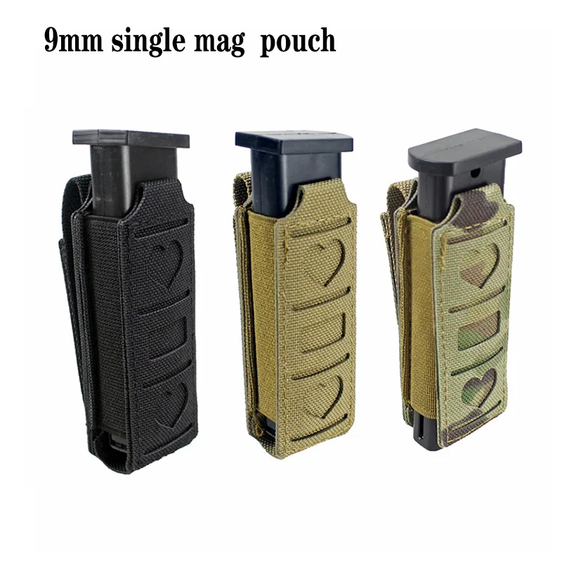 

Tactical Molle 9mm Magazine Pouch Universal Hangun Mag Pouch Pistol 45APC Scorpion Fast Mag Holster Case Holder Hunting Gear