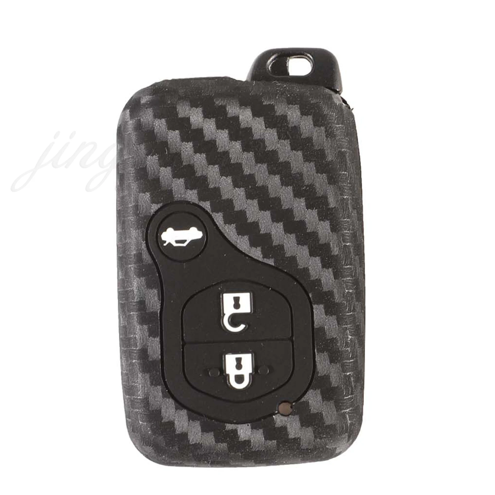 ontto Custodia per Chiave Auto, Adatta per Toyota 86 Crown Camry Prius Wish Aqua Vitz Land Cruiser Avalon Subaru BRZ TPU Portachiavi Telecomando Auto Cover Custodia Protettiva Accessori Nero