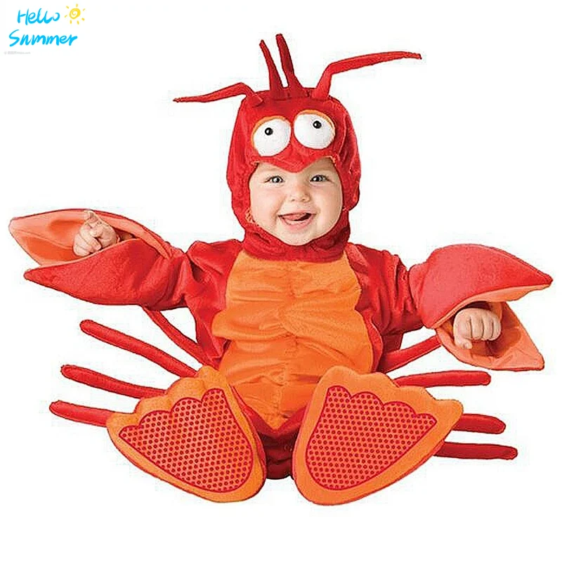 

Wonder Garden Baby Lobster Halloween Christmas Purim Animals Dress-up Cosplay Kids Cosplay Costume