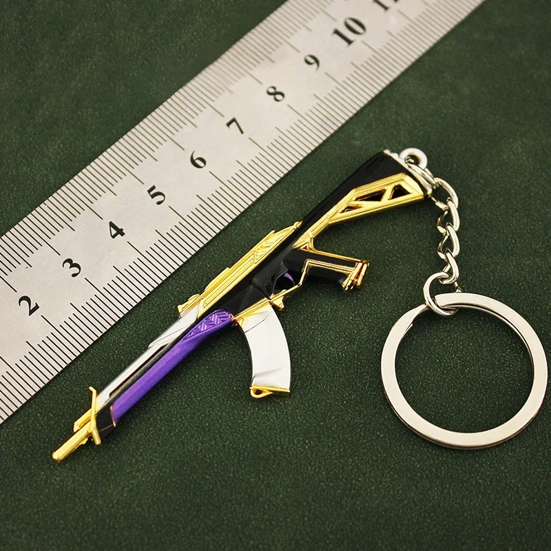 Valorant Weapon Rifles Vandal Prime Reaver 2.0 Karambit Knife Metal Game Peripheral Samurai Sword Model Keychain Gifts Toys Boys 4