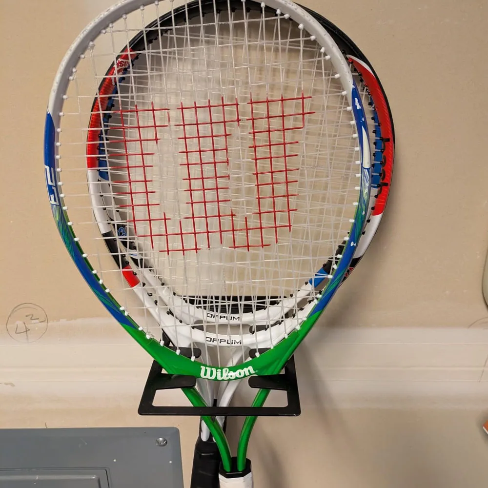 Wall Mounted Racket Rack Tennis Racket Beach Racket Storage Rack Iron Wall Mounted Storage
