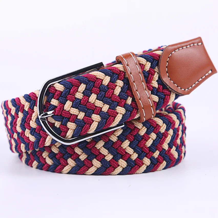 Unisex Eco-Friendly Stretch Belt with Pin Buckle - Versatile Design in 60 Colors