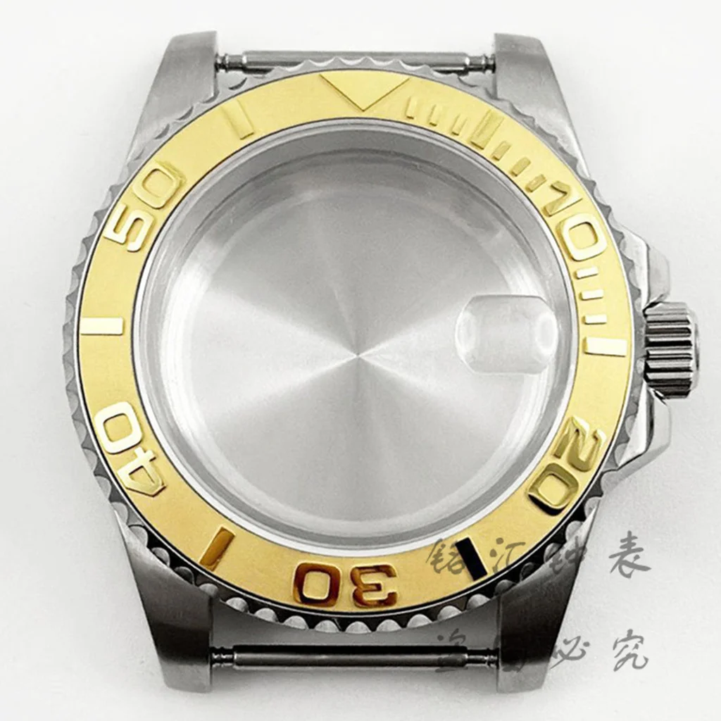 Deep Blue Bezel 40MM Diver Watch Case with Waterproof Sapphire Crystal