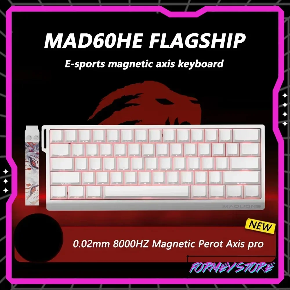 VGN VXE MADLIONS Mad60/68HE Mechanical Magnetic Switch Keyboard 8k Wired Rgb Hot Swap Keyboard Esports Accessory Gifts