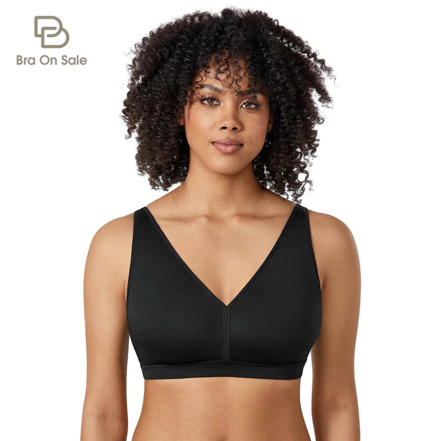 Women's Wireless Bra Support Plus Size Full Coverage Unlined Comfort Sleep  Smooth Bralette - Bras - AliExpress
