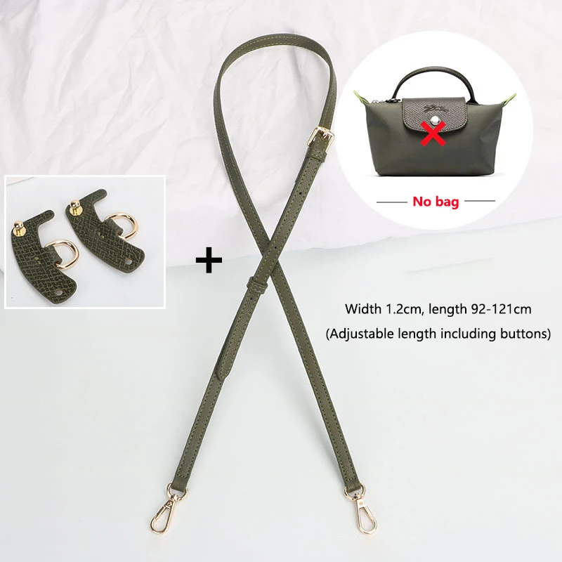 Genuine Leather Shoulder Strap Set for Crossbody Bag Transformation