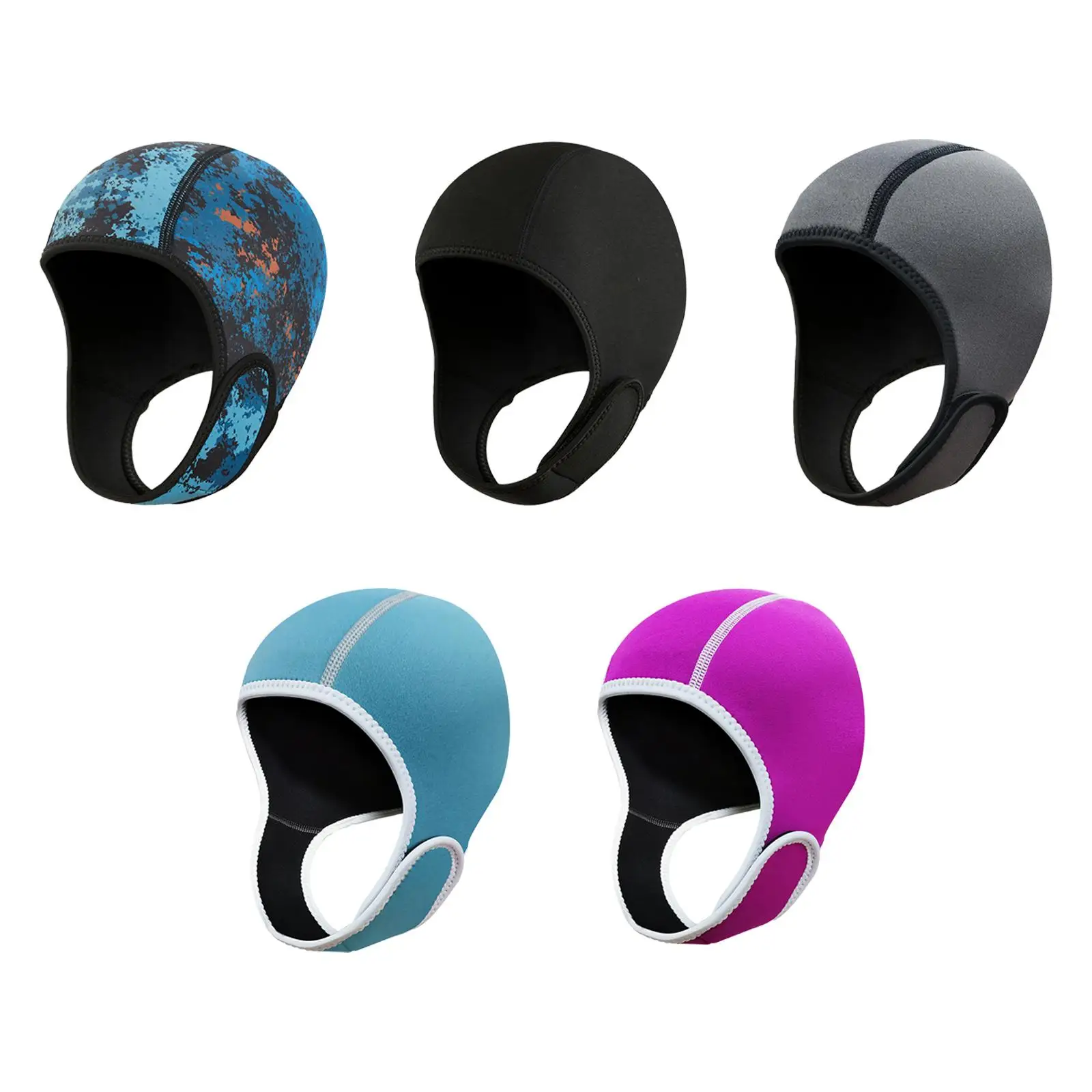 

2mm Neoprene Wetsuit Hood Waterproof Windproof Scuba Diving Hood Cap Surfing Hat for Women Men Snorkeling Surfing Water Sports