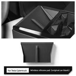 Silicone Anti - Skid Wireless Charging Pad (Black)