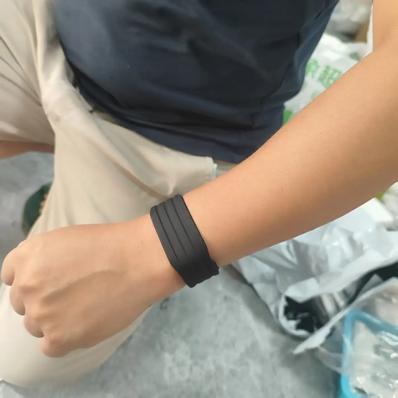Waterproof Anti-Wear Silicone Sport Wristband Replacement