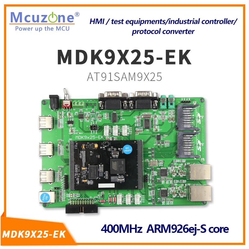 AT91SAM9X25, MDK9X25 ھ , 400MHz CPU, 128MB DDR2, 256M NAND CANx2, ̴ x 2