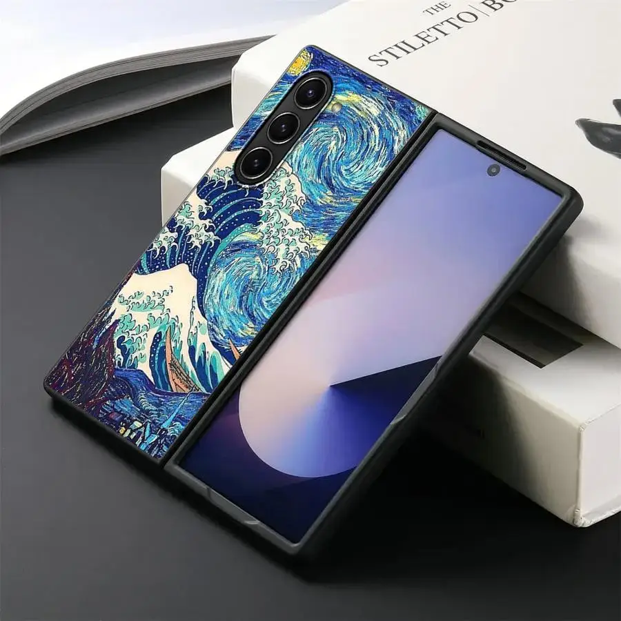 Van Gogh Starry Night Premium Folding Phone Case Cover