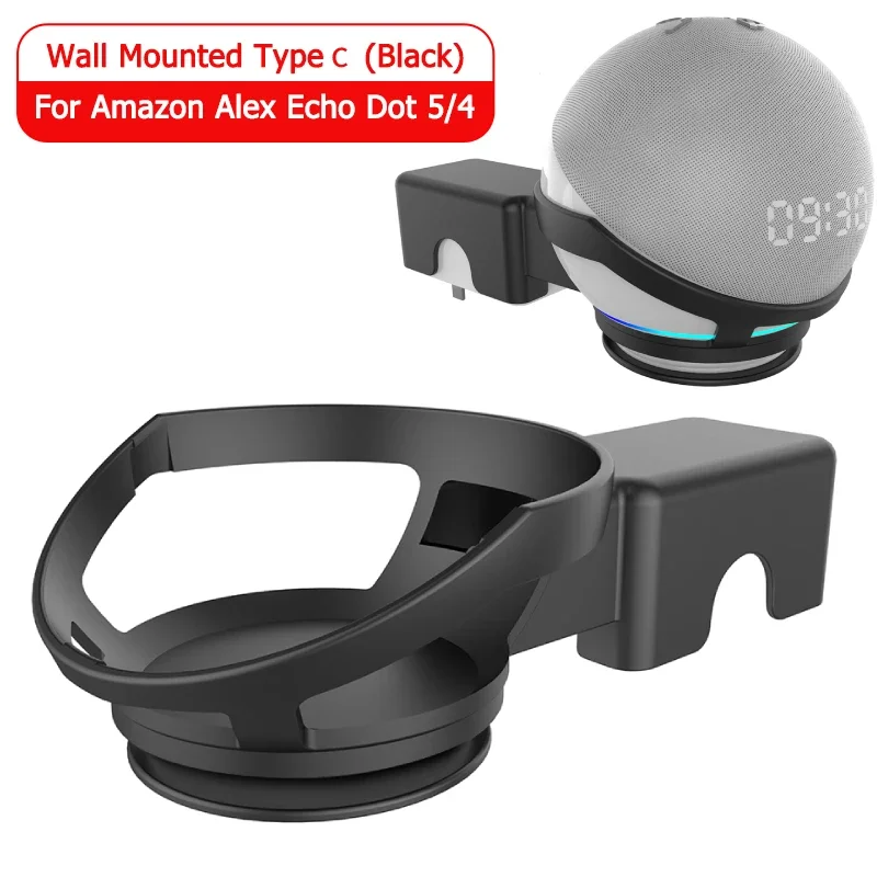 Amazon Alexa Echo için taşınabilir duvar montaj tutucu nokta 5/4 3rd nesil ses kutusu hoparlör braketi kordon ile yerden tasarruf standı