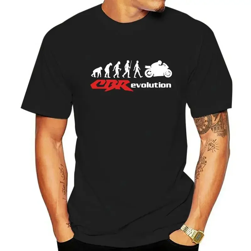 2024 Fashion New Top Tees Magliette T-Shirt Hon Cbr 600 F 1000 Rr Evolution Motorrad S-Xxxl Estate Abbigliamento Uomo