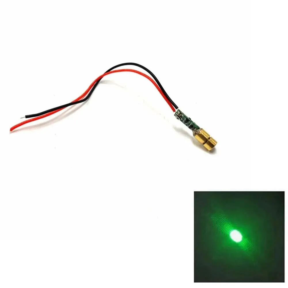 

10pcs Mini Green Laser Light 515nm 520nm 5mw Green Laser Dot Diode Module 7x11.5mm