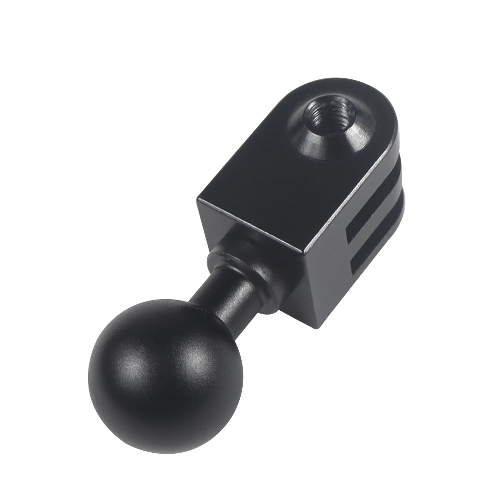 Aluminiumlegierung 17 mm Kugelkopf-Adapterclip für Gopro Hero 11 10 9 8 5 Kamera Auto Auto-Montagehalterung zum Metallrekorder-Sauger – Detail 1
