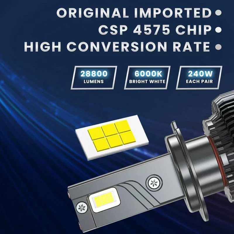 240W 28800LM K13 H7 Led Headlight Bulb 2 Copper Tube H11 Car Led Lights H1 H4 H7 HB3 9005 9006 9012 Headlight Bulb Fog Light led car lights led lights led bulbs led headlights led car headlights car headlamps hid headlight bulbs